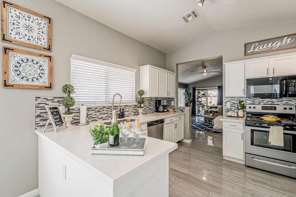 Kitchen Featuring Stainless Steel Appliances 