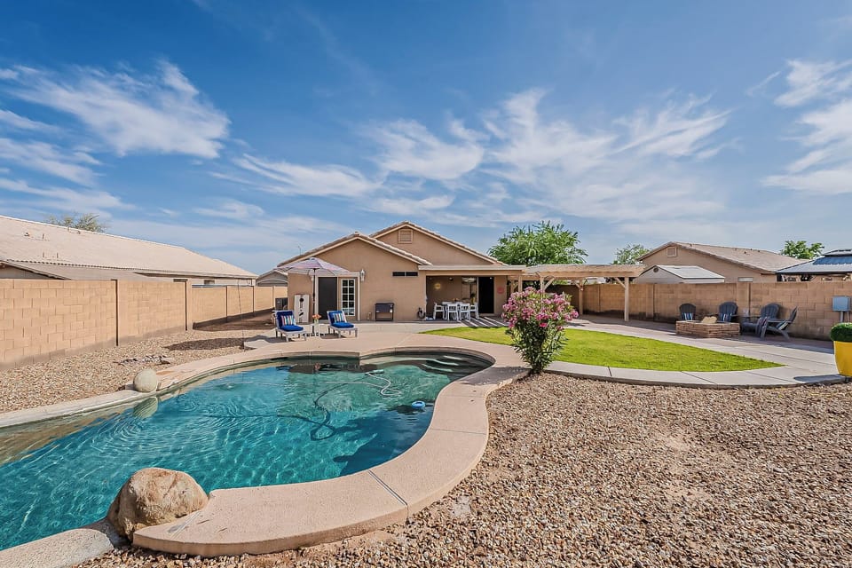 Outdoor Yard Featuring Pool