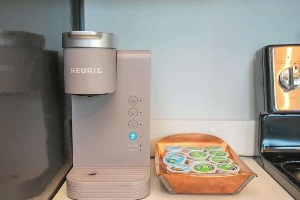 Keurig coffee maker on the kitchen counter