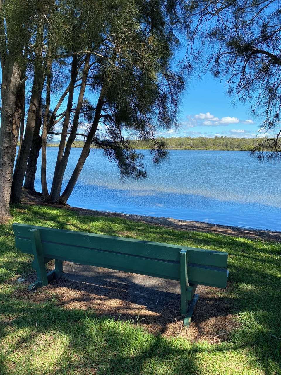Seating with a splendid view at lake