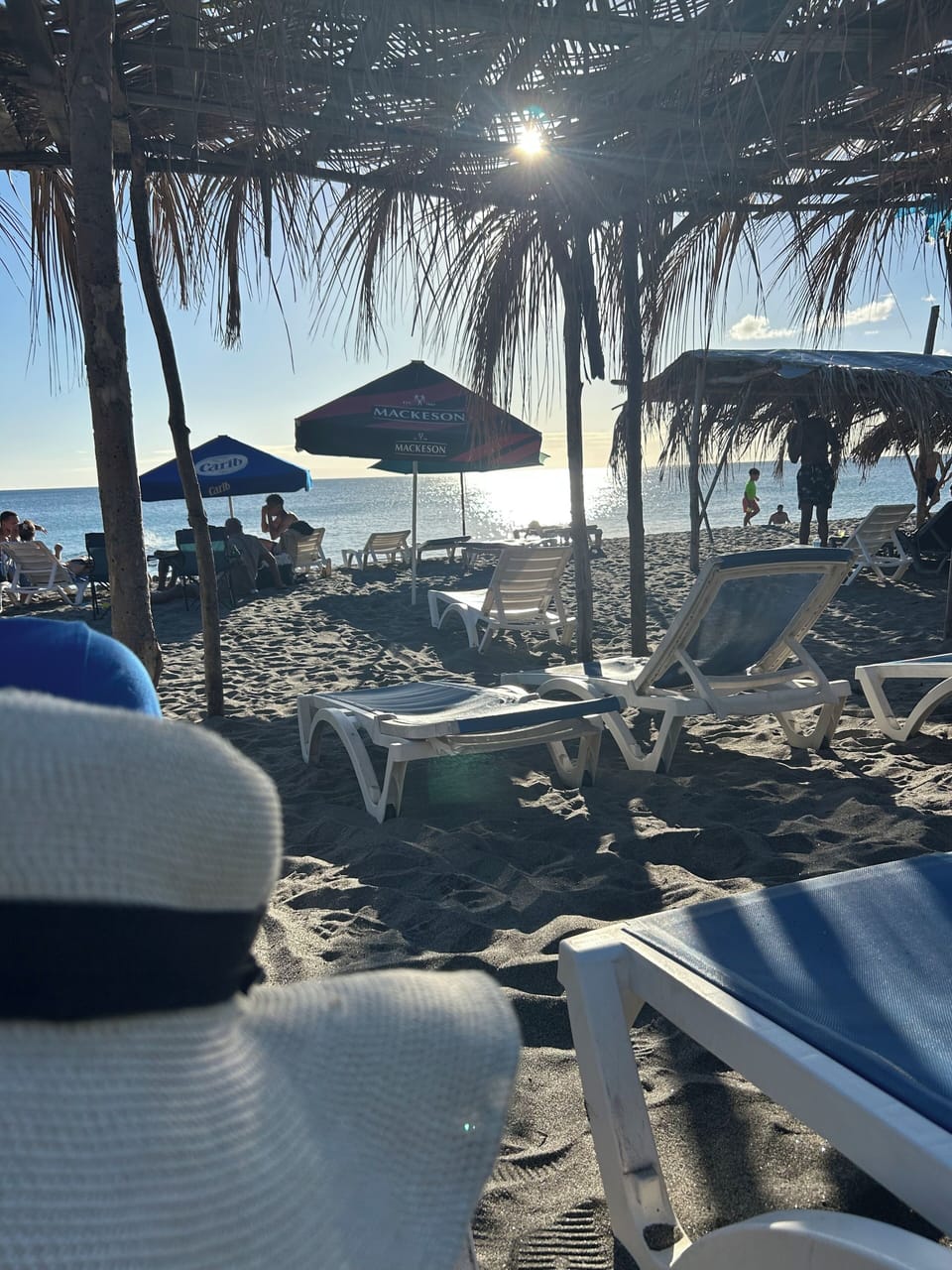 Sit back and enjoy the beach 