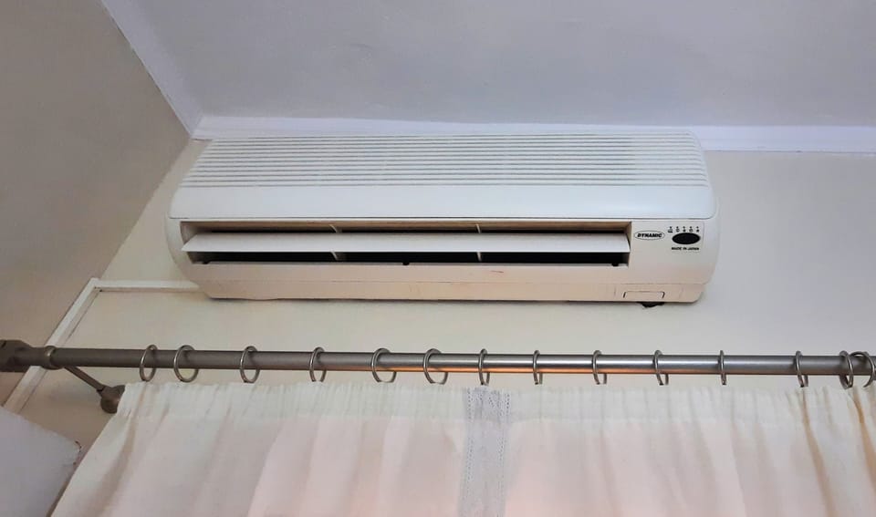 air conditioning (for cooling and heating)