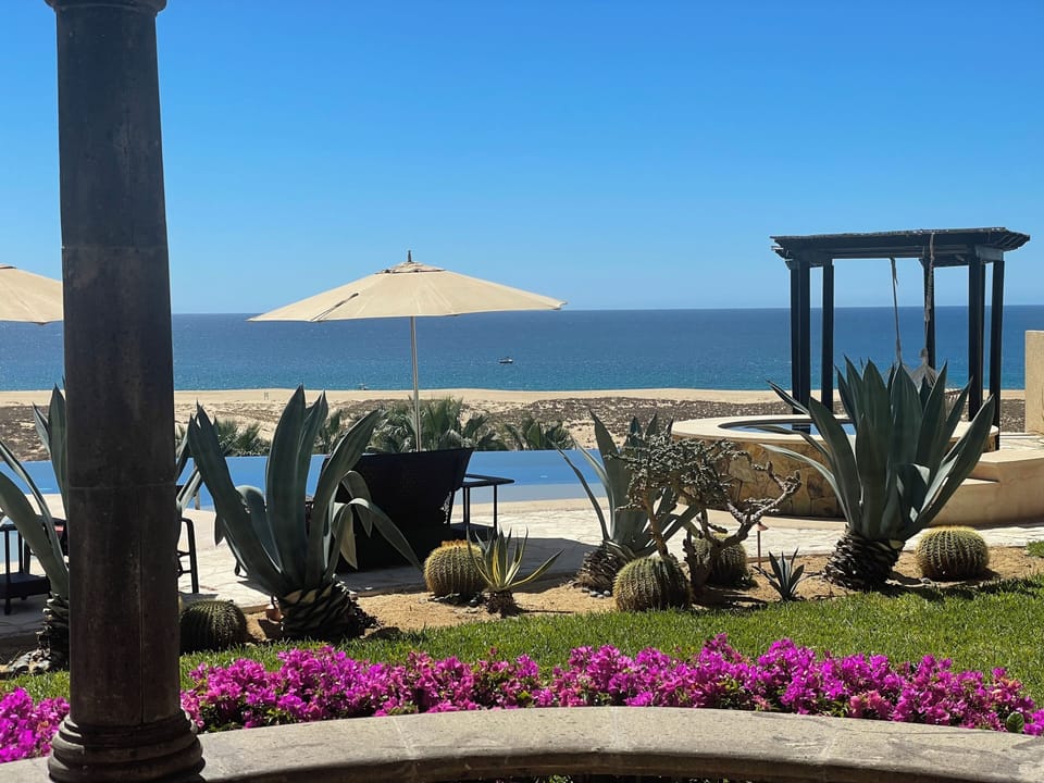 Patio view of pool