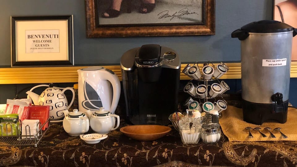 Coffee and Tea bar all day