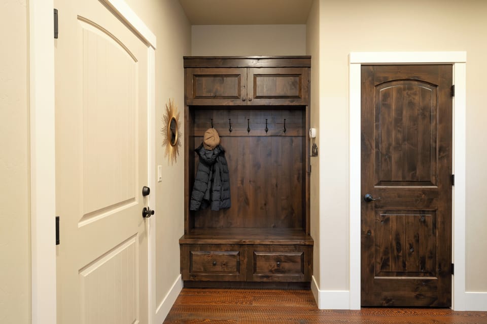 Leave your shoes and jackets at the front door | Main Level