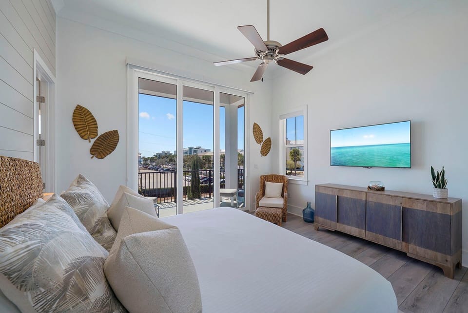 Sunlight Coast - Pet friendly 30A  vacation rental house with private pool, beach views, golf cart, and games. Near Gulf Place in Santa Rosa Beach, Florida - Five Star Properties Destin / 30A