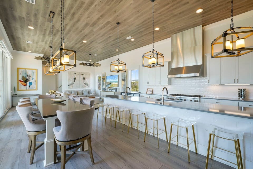 Sunlight Coast - Pet friendly 30A  vacation rental house with private pool, beach views, golf cart, and games. Near Gulf Place in Santa Rosa Beach, Florida - Five Star Properties Destin / 30A
