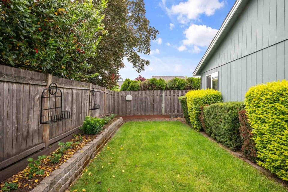 The yard is very well maintained and offers another place to relax and hang out.