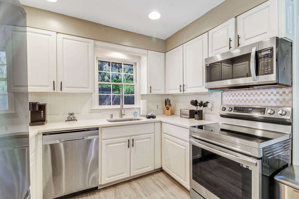 Kitchen fully stocked