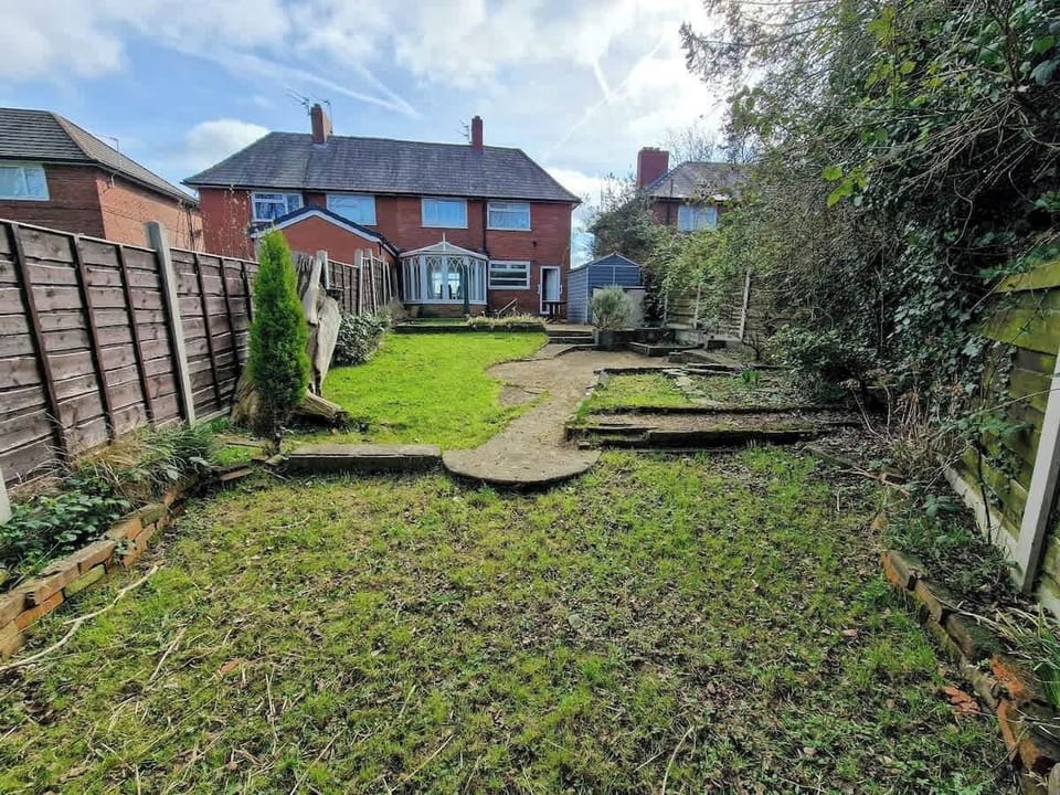 Your own private garden with plenty of space for the family to enjoy on warm summer evenings