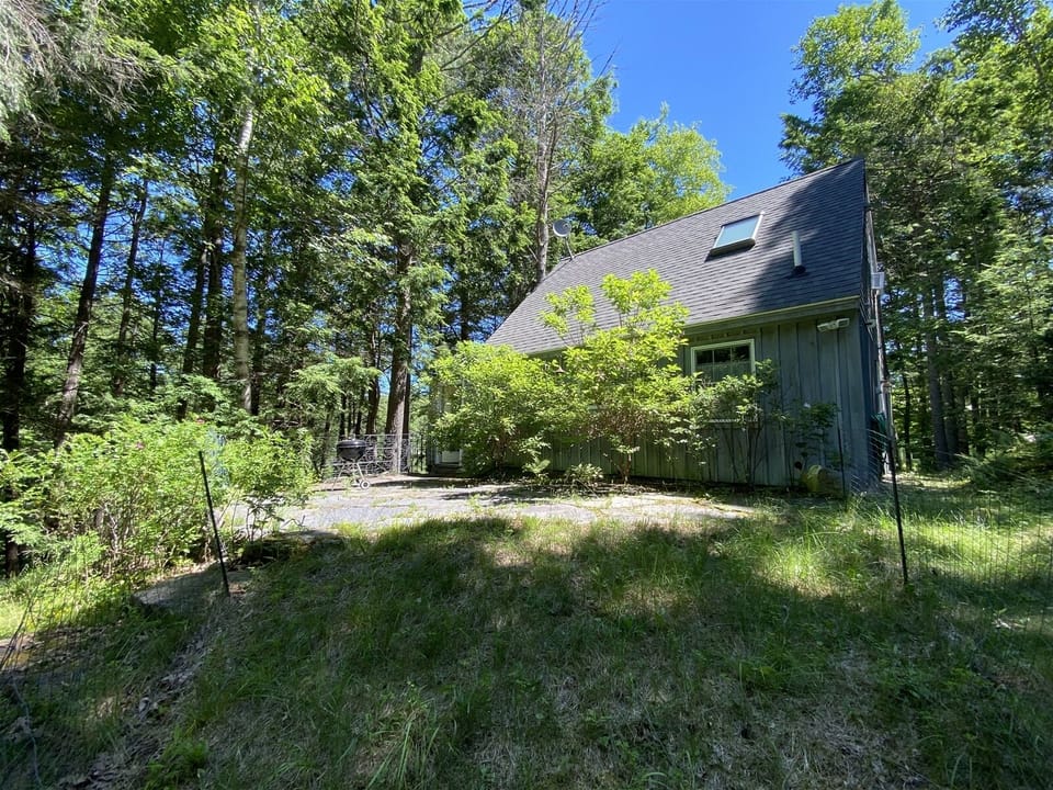 Rear of house