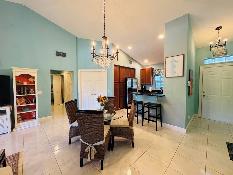 Entrance, Dining and Kitchen
