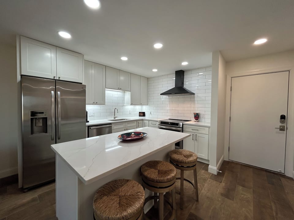 The kitchen.
