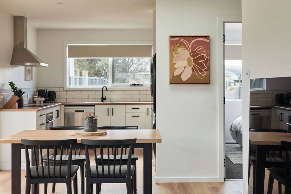 Fully Equipped Kitchen Area in Self-Contained Launceston Airbnb
