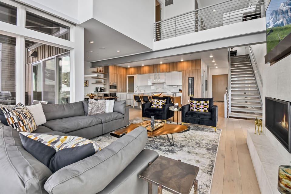 Second floor - living room
