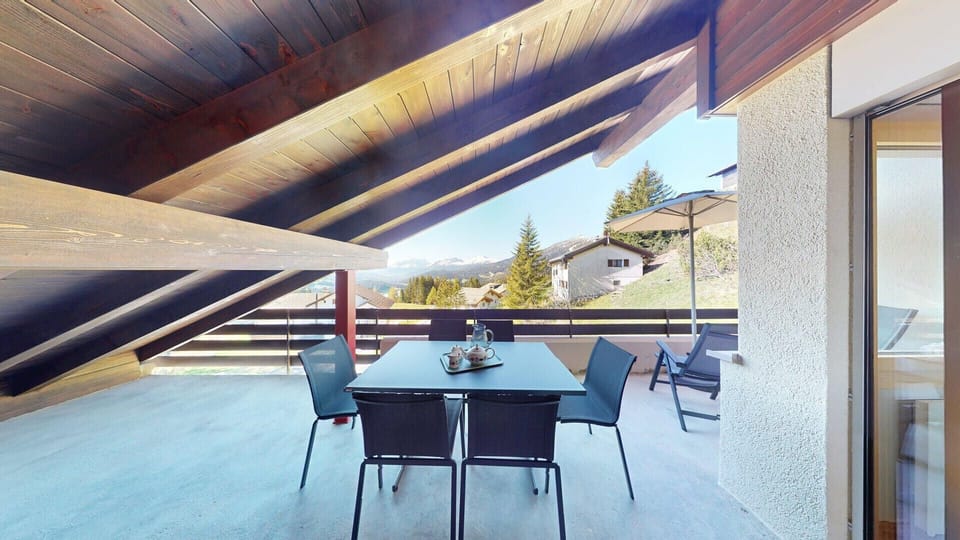 Balcony with a view