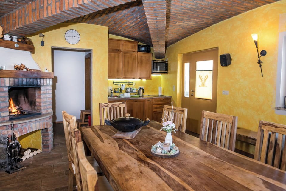 Kitchen and dining area