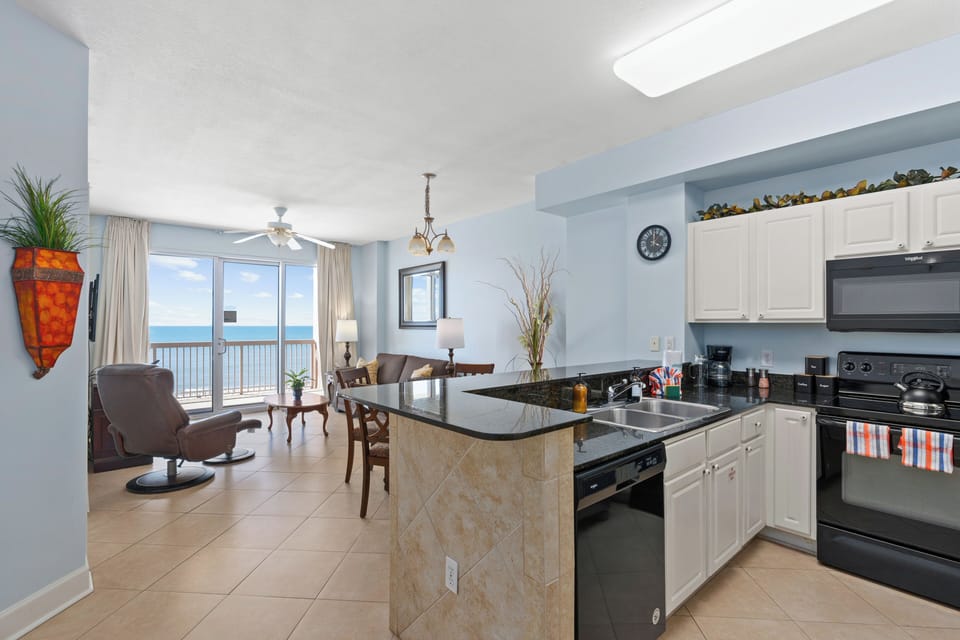 Ample counter space.