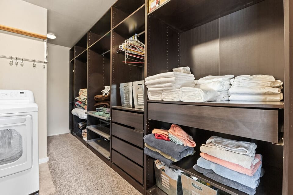 Main Floor Laundry closet