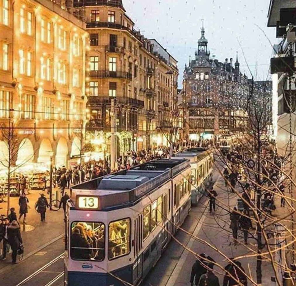 Bahnhofstrasse - one of the world’s most famous and exclusive shopping street, is just 4 tram stops away.