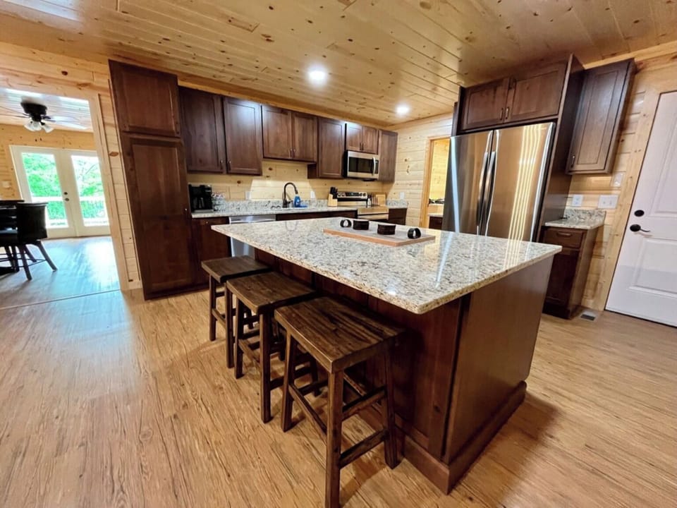 The Hitching Post's fully-equipped kitchen