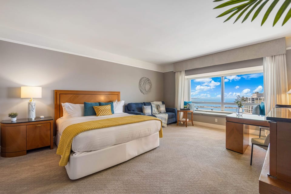 Luxury Suite with a King size bed and a sleeper sofa