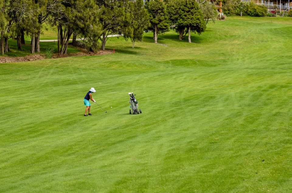 Backing the golf course.