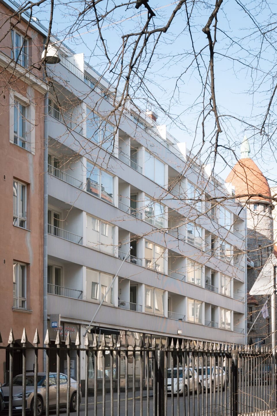 The apartment is located in the Kampi area of central Helsinki