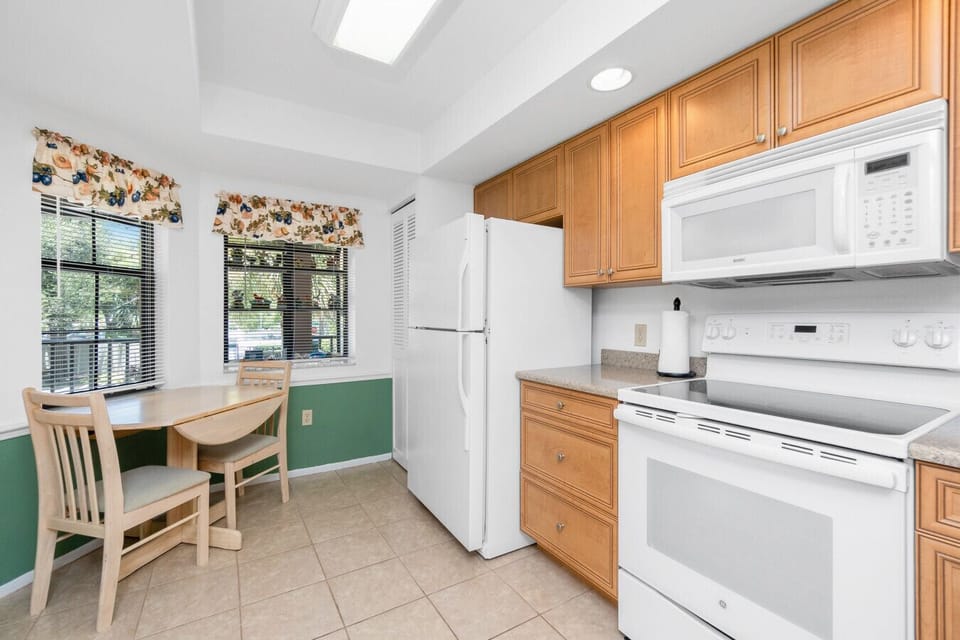 Bright, Kitchen with Gas Stove