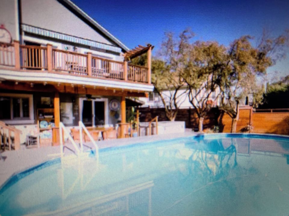 Pool and Hot Tub- fully fenced pool is not heated