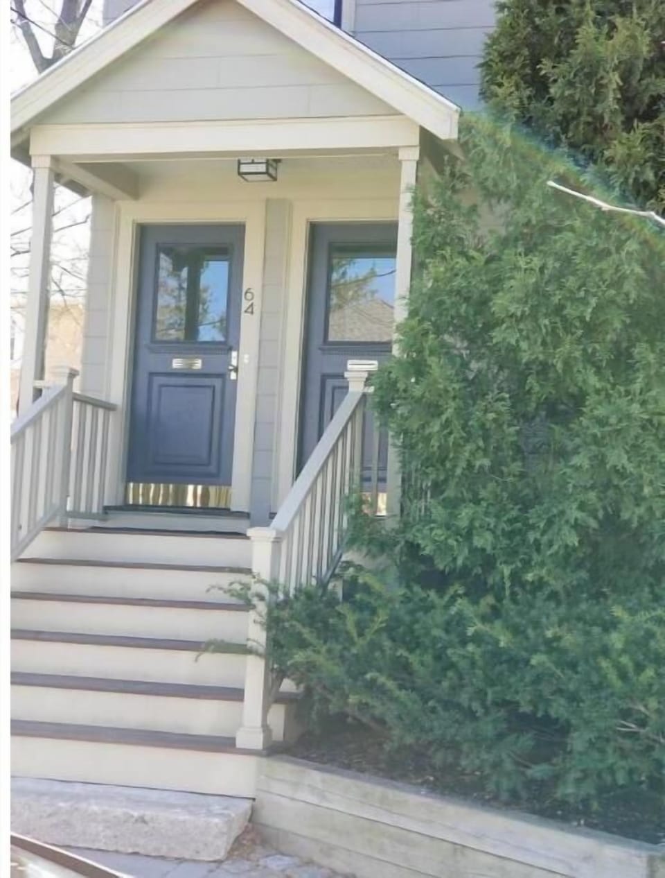64 is the door on the left
