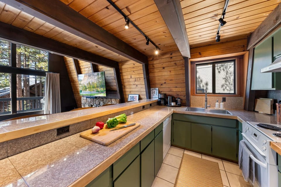 Fully stocked kitchen with everything you`ll need to cook gourmet meals.