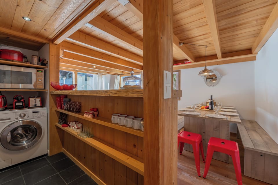 Kitchen and dining area