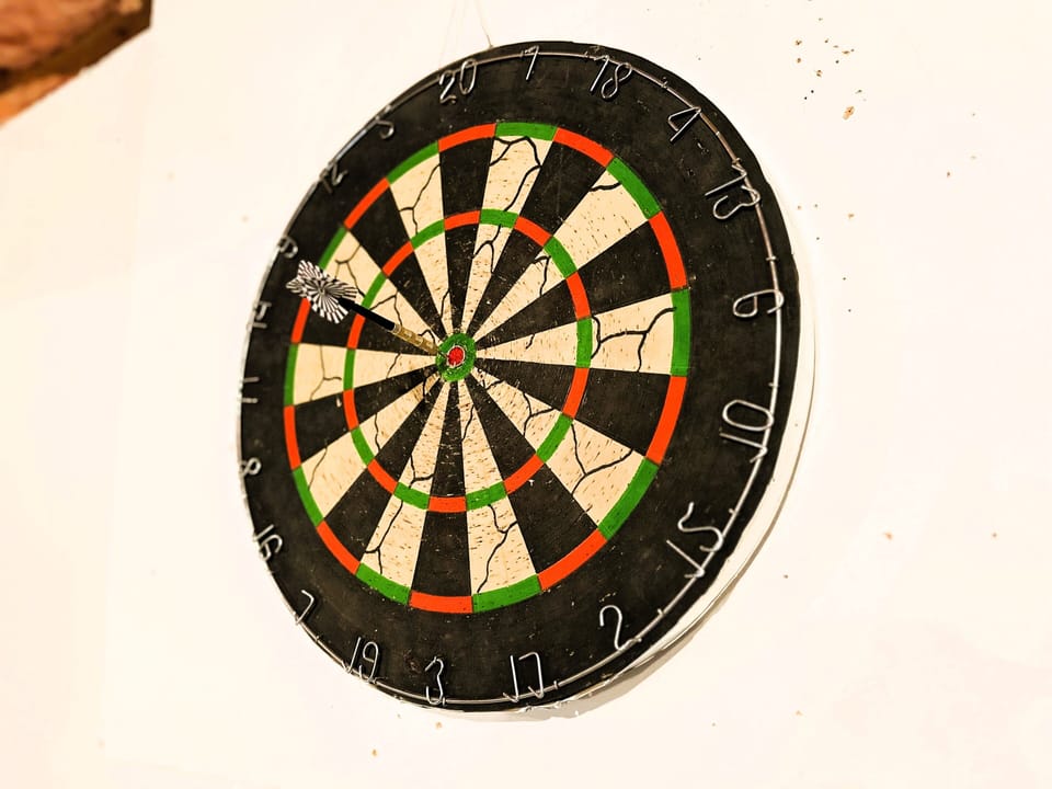 Darts anyone?
