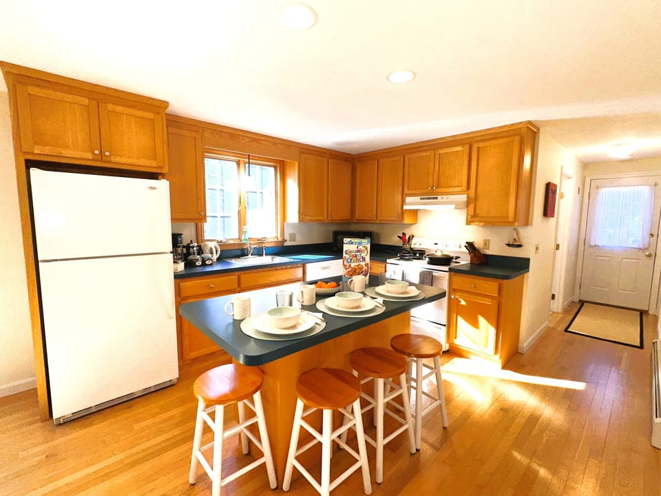 Well stocked kitchen has everything you need