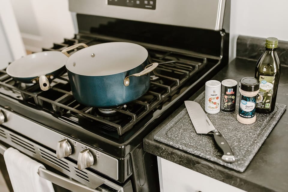All the kitchen essentials are provided in your home away from home