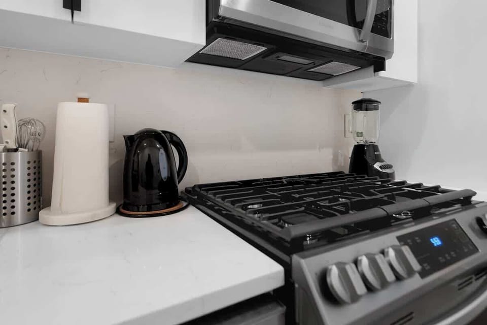 Perfect kitchen equipped with everything you need for cooking