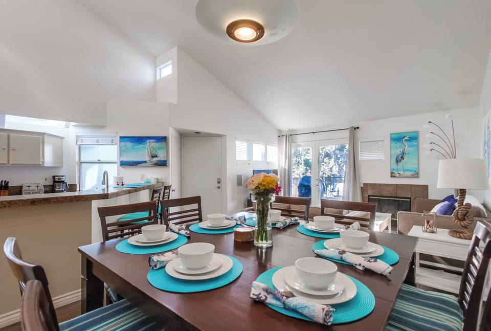Welcoming dining space.


