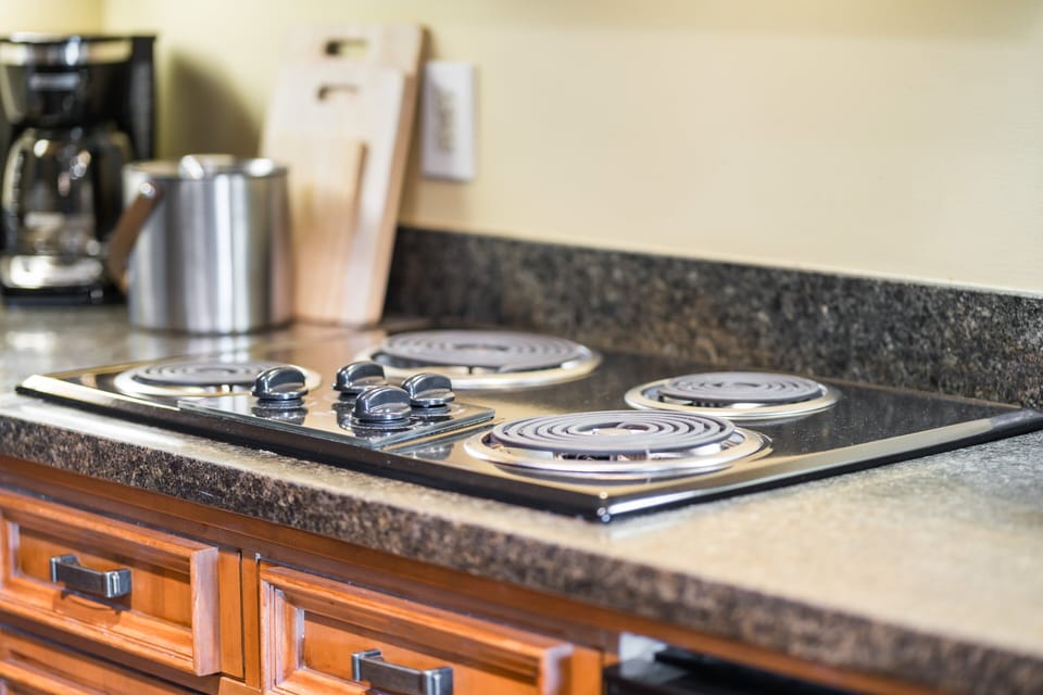 A 4-Burner stovetop for your chef