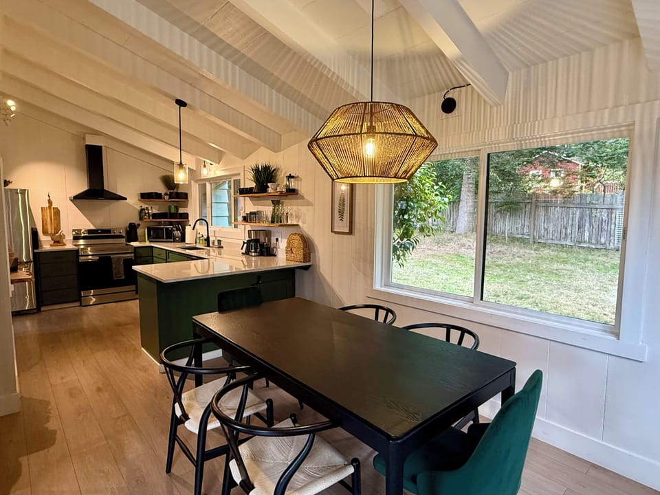 Dining area off of the kitchen