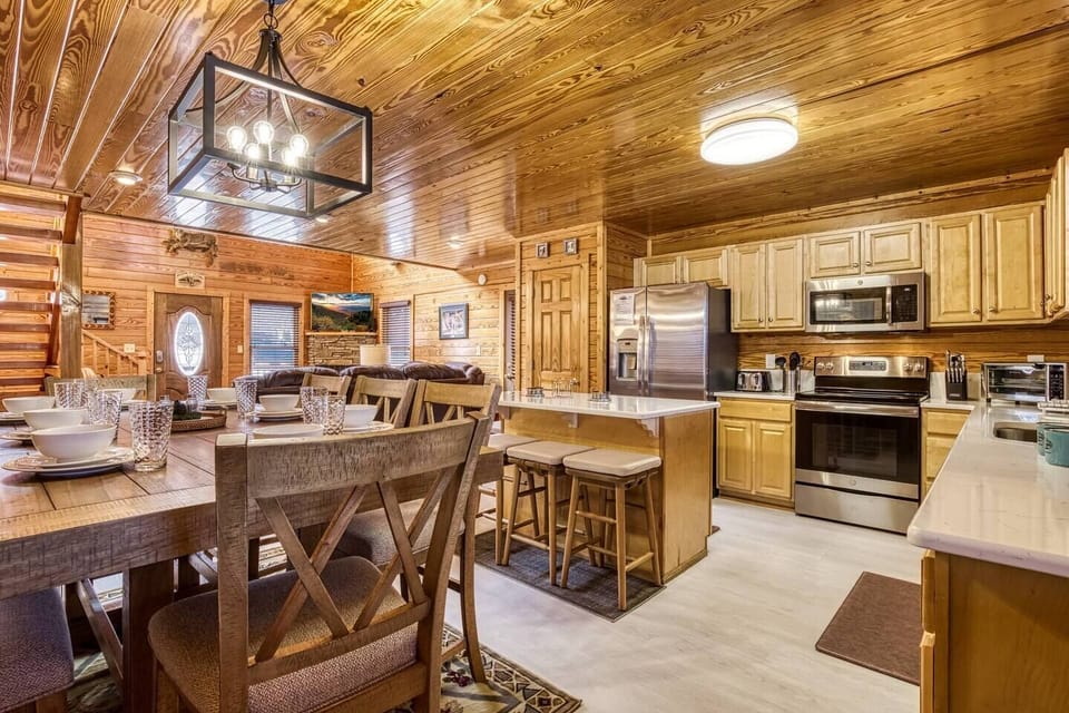 Dining Room with seating for 8 at the table