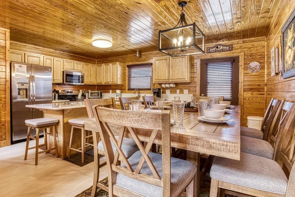 Dining Room with seating for 8 at the table