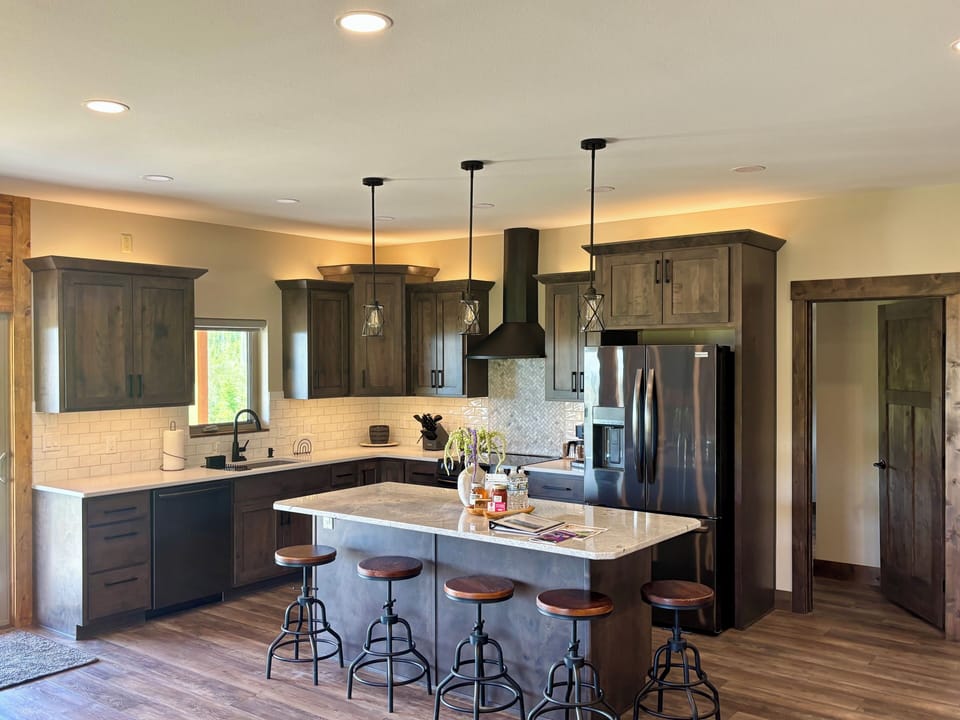 Fully stocked kitchen