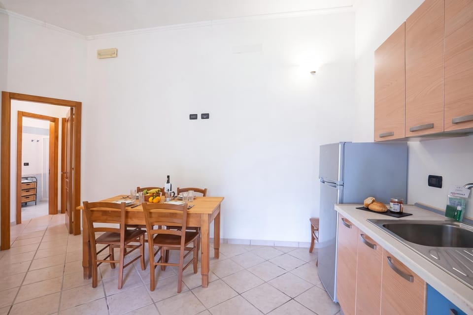 Kitchen and dining area