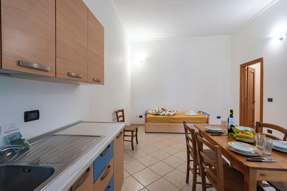 Kitchen and dining area