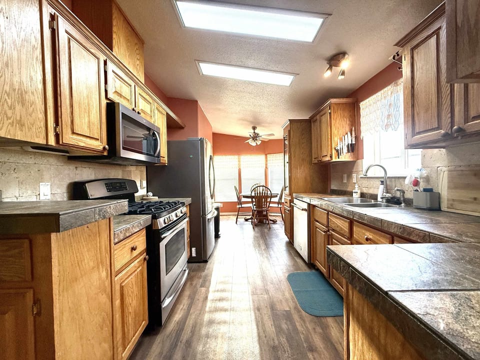 The fully appointed kitchen at Mirambeena Getaway has everything you need! 