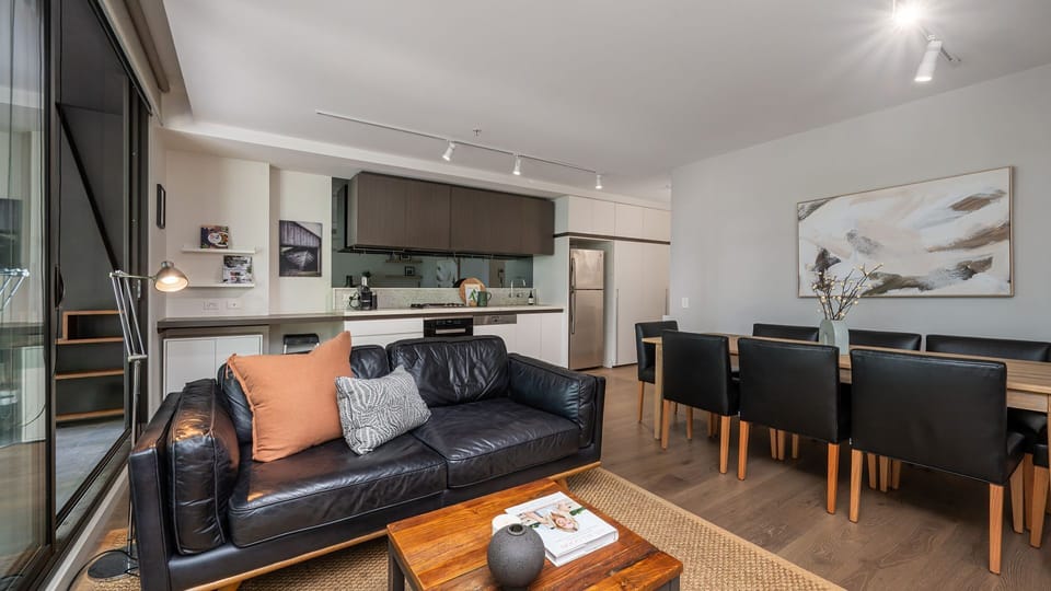 Dining and kitchen 