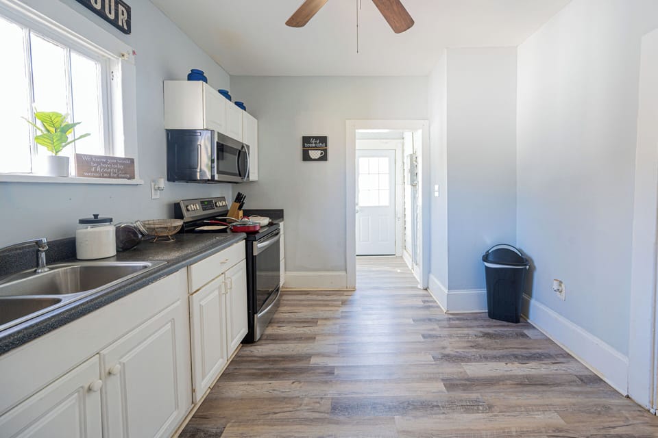 Neat and Clean kitchen area for your convenience