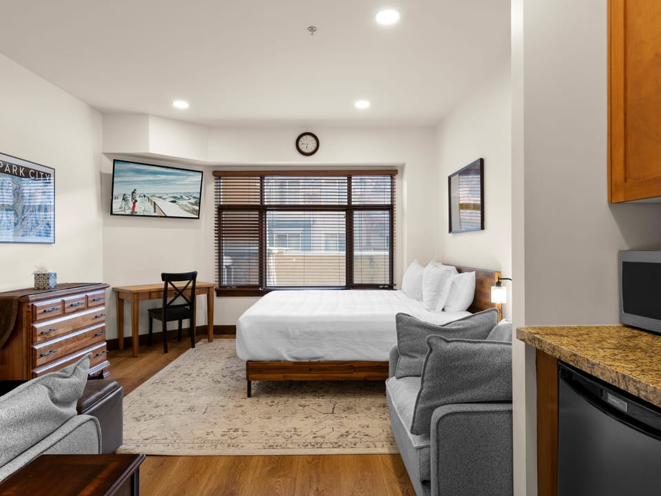 Hotel Room / King Bed / Sitting Area