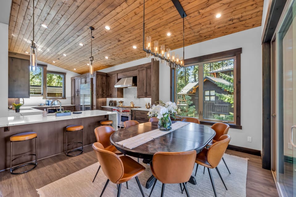 Dining Area - Open Concept Table + Seats 8 for Shared Meals